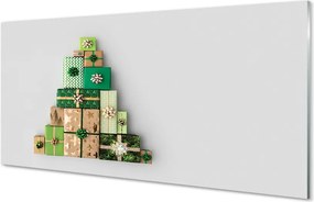 Panel szklany do Kuchni Bożonarodzeniowe Prezenty