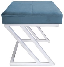 Pufa ZETA LOFT taboret podnóżek podstawa biała MG33