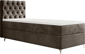 BOXBETT CHESTER 100x200 Monolith 15 z materacem H3 i topperem łóżko z pojemnikiem, pojedyncze, hotelowe, do sypialni, ze schowkiem