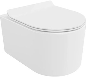 Mexen Sofia miska wc Rimless z deską wolnoopadającą slim, duroplast, biała połysk - 30540100