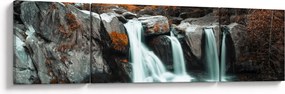 Obraz - Wodospady (170x50 cm)