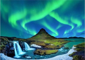 Obraz na szkle - Kirkjufell, Islandia (70x50 cm)