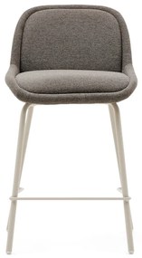 Szarobeżowy hoker (wysokość siedziska 65 cm) Aimin – Kave Home
