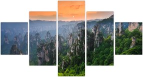 Obraz - Narodowy Park Leśny Zhangjiajie (125x70 cm)