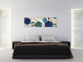 Obraz - Marmurowa kompozycja (170x50 cm)
