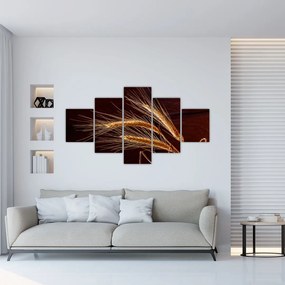 Obraz - Fragment kłosa żyta (125x70 cm)