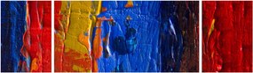 Obraz malarskich kolorów (170x50 cm)