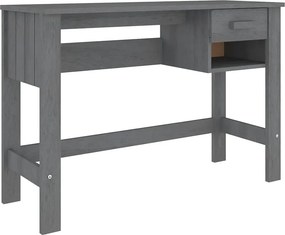 Ciemnoszare biurko z drewna sosnowego N7-R41