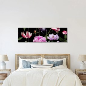 Obraz - Ilustracja kwiatów (170x50 cm)