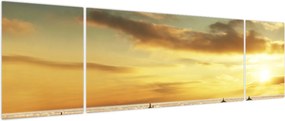 Obraz - Chaty na pustyni (170x50 cm)