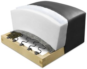 Narożnik Lutario Mini z funkcją spania lewostronny - beżowa plecionka hydrofobowa Venice 2026