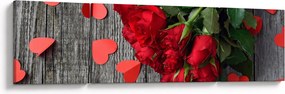 Obraz róż (170x50 cm)