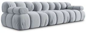 Jasnoniebieska aksamitna sofa 282 cm Bellis – Micadoni Home