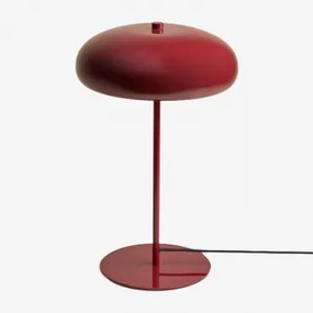 Lampa Stołowa Z Żelaza Hilma Czerwone Wino - Sklum