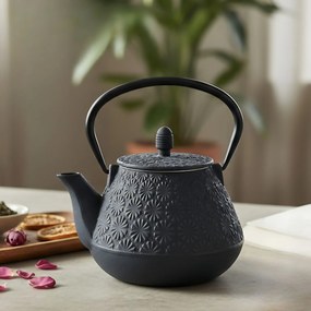 Czajnik żeliwny z zaparzaczem TAKI, 1000 ml