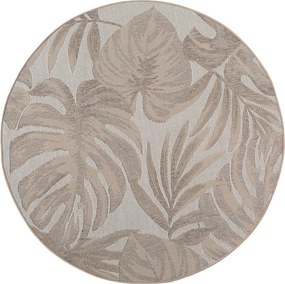 Beżowy okrągły dywan odpowiedni na zewnątrz ø 120 cm Desert 1302 – Ayyildiz Carpets