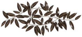 Metalowa dekoracja ścienna 121x52 cm Leaves – Ixia