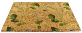 Wycieraczka z włókna kokosowego 40x60 cm Watercolour Leaves – Artsy Doormats