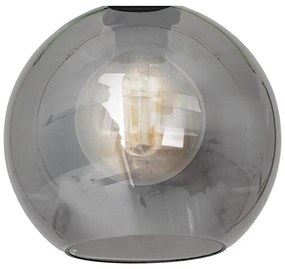 Uniwersalne szkło SOFIA E27 pr. 20 cm dymne czarne