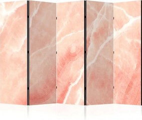 Parawan pokojowy 5-częściowy 225x172 Dwustronny dekoracyjny glamour Wielokolorowy Różowy Onyks