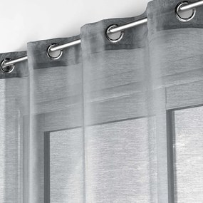 Szara firanka z woalu 140x240 cm Lissea – douceur d'intérieur