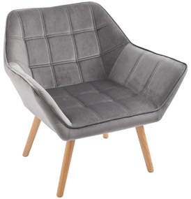 HOMCOM Fotel z obiciem z tkaniny