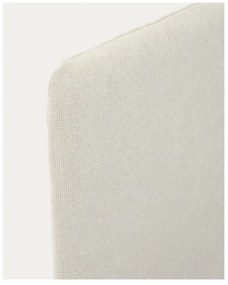 Szare tapicerowane łóżko dwuosobowe bez stelaża 160x200 cm Valma – Kave Home