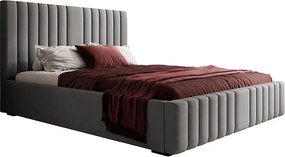 Łóżka tapicerowane MILO z pojemnikiem na pościel