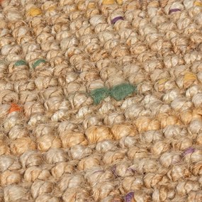 Chodnik z juty tkany ręcznie w naturalnym kolorze 60x300 cm Jute Boucle Multi – Flair Rugs