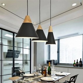 Lampa sufitowa wisząca Scandi A Czarna