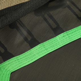 HOMCOM Trampolina Dziecięca, Ø163,5 cm, z Siatką Ochronną, Wyściełana, Stal, Udźwig do 50 kg