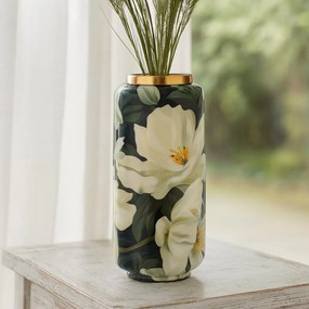 Metalowy wazon dekoracyjny BADU, złota obwoluta