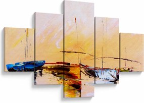 Obraz - Obraz statku (125x70 cm)