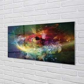 Panel Szklany Fluidyczna Abstrakcja Form