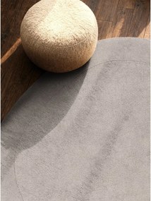 Szary okrągły dywan z mieszanki wełny tkany ręcznie ø 160 cm Kari Organic – Villeroy&amp;Boch