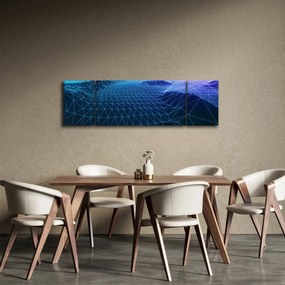 Obraz - Góry w modelu komputerowym (170x50 cm)
