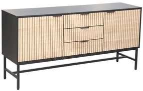 Komoda MAGO 2D3S 150 cm dąb/czarny SIGNAL