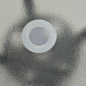 Outsunny® stół ogrodowy balkonowy bistro meble ogrodowe otwór na parasol szkło hartowane + metal czarny ø80 x 72 cm