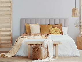 Tapicerowany panel ścienny FRAME LINCOLN 15x90 cm Kolor: Jasnoszary