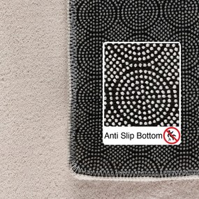 Dywan pluszowy Sky kremowy antypoślizgowy do prania 140 cm x 200 cm