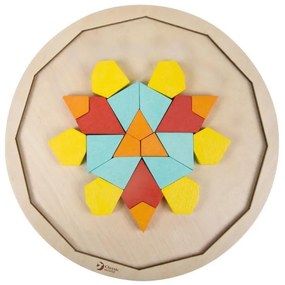 Classic world drewniane kolorowe klocki mandala