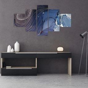 Obraz - Atrament marmurkowy (125x70 cm)