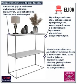 Biała konsola do przedpokoju  W7-H02