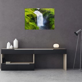 Obraz - Wodospad Skogafoss (70x50 cm)