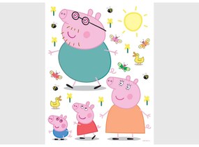 Dekoracja samoprzylepna Świnka Peppa Classic, 65 x85 cm