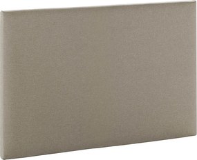 Głowica łóżka Aura tapicerowana tkaniną Beżowa 90x60 cm