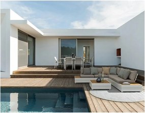 Białe metalowe krzesło ogrodowe Heta – Bizzotto