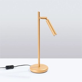Lampa biurkowa PASTELO złota SOLLUX  LIGHTING