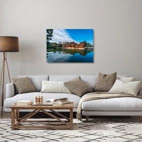 Obraz na szkle - Świątynia Byodo-in, Japonia (70x50 cm)