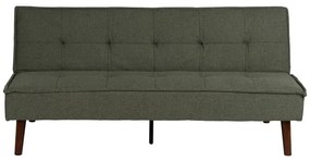 Zielona rozkładana sofa z tkaniny szenilowej 181 cm – Ixia